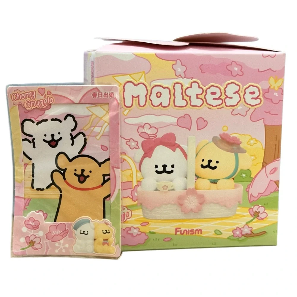 Maltese Cherry Blossom Series Blind Box – Cherry Snuggle